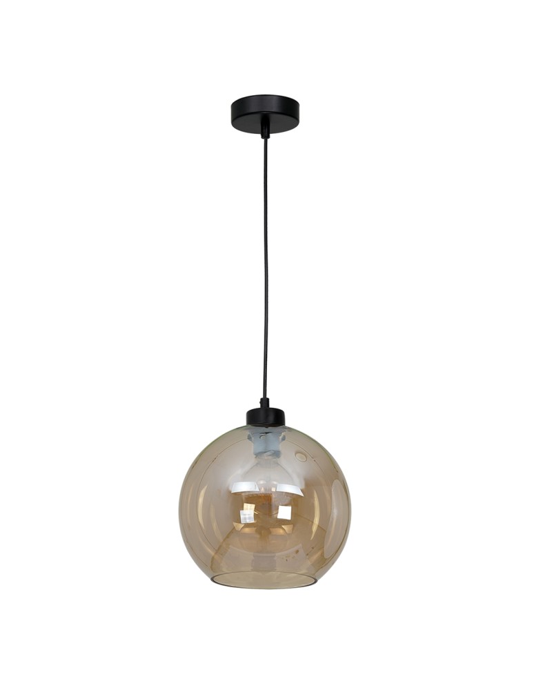 Milagro Lampa wisząca SOFIA AMBER 1xE27 MLP6578