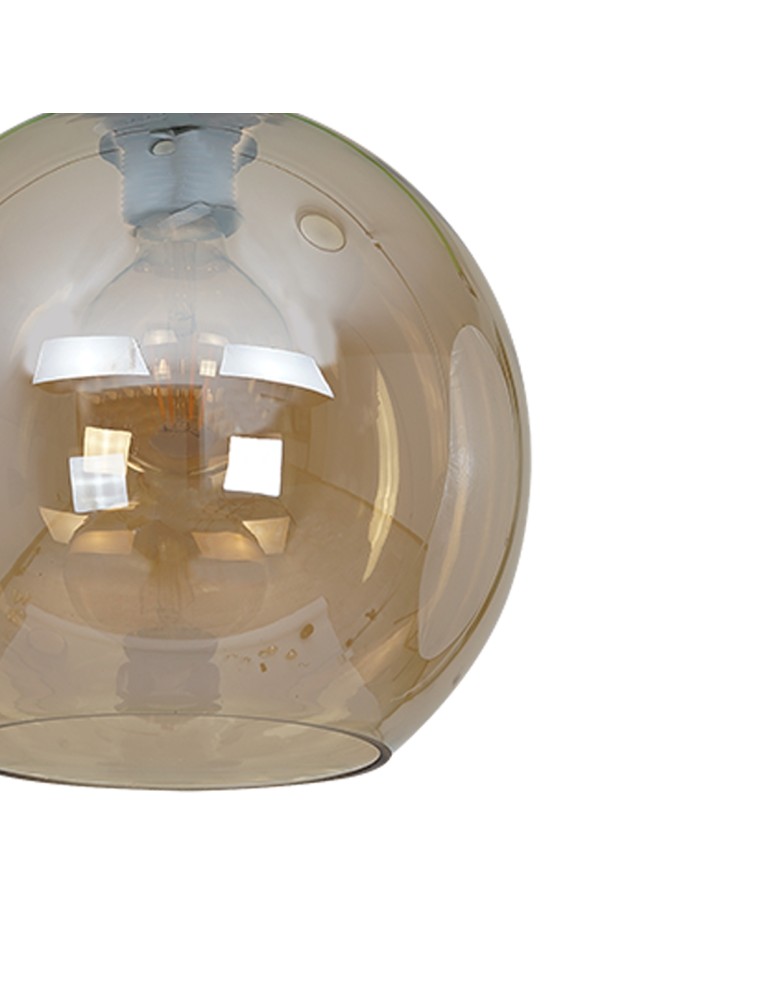 Milagro Lampa wisząca SOFIA AMBER 1xE27 MLP6578