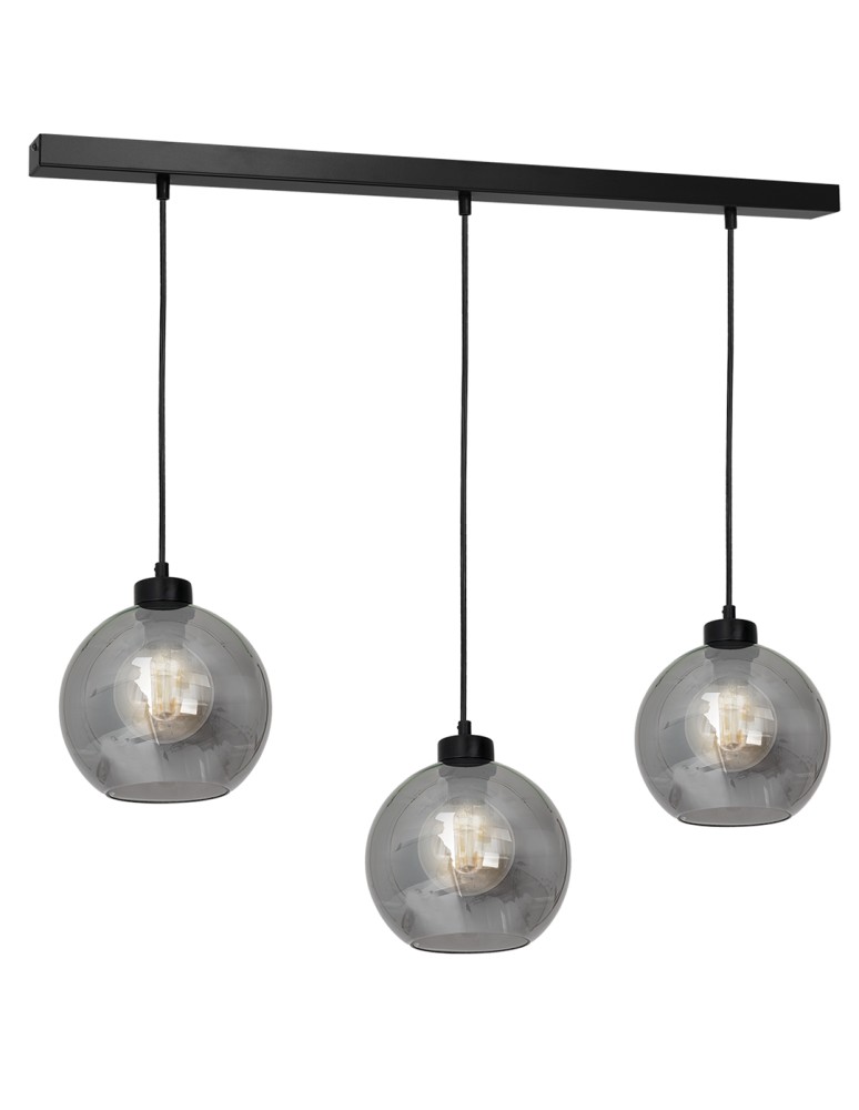 Milagro Lampa wisząca SOFIA SMOKED 3xE27 MLP65800 Milagro Lampa wisząca SOFIA SMOKED 3xE27 MLP65800