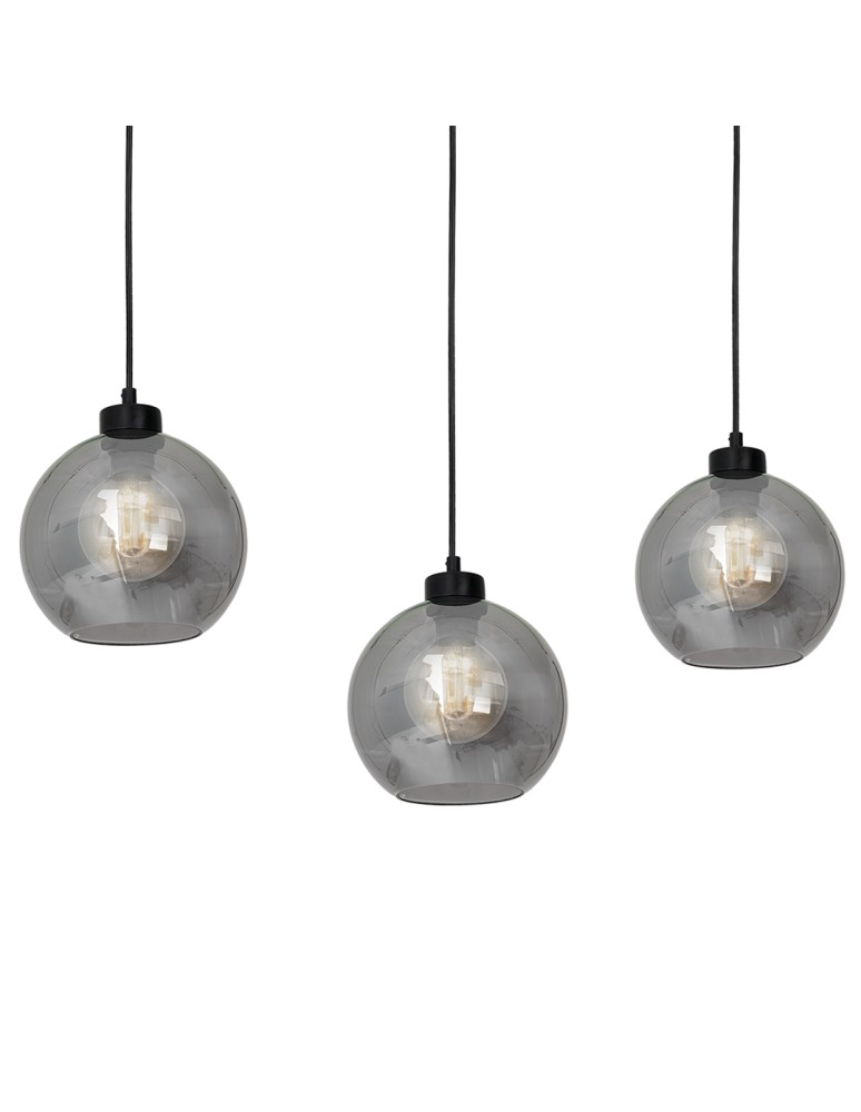 Milagro Lampa wisząca SOFIA SMOKED 3xE27 MLP65800 Milagro Lampa wisząca SOFIA SMOKED 3xE27 MLP65800