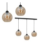Lampy wiszące - Milagro Lampa wisząca SOFIA AMBER 3xE27 MLP6581 - product 1