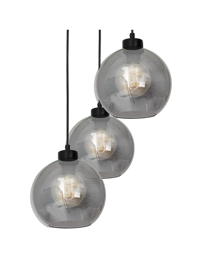 Milagro Lampa wisząca SOFIA SMOKED 3xE27 MLP6583 Milagro Lampa wisząca SOFIA SMOKED 3xE27 MLP6583