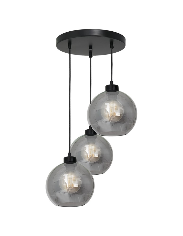 Milagro Lampa wisząca SOFIA SMOKED 3xE27 MLP6583 Milagro Lampa wisząca SOFIA SMOKED 3xE27 MLP6583