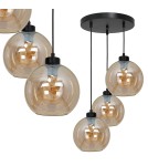 Milagro Lampa wisząca SOFIA AMBER 3xE27 MLP6584 Milagro Lampa wisząca SOFIA AMBER 3xE27 MLP6584