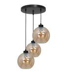 Milagro Lampa wisząca SOFIA AMBER 3xE27 MLP6584 Milagro Lampa wisząca SOFIA AMBER 3xE27 MLP6584