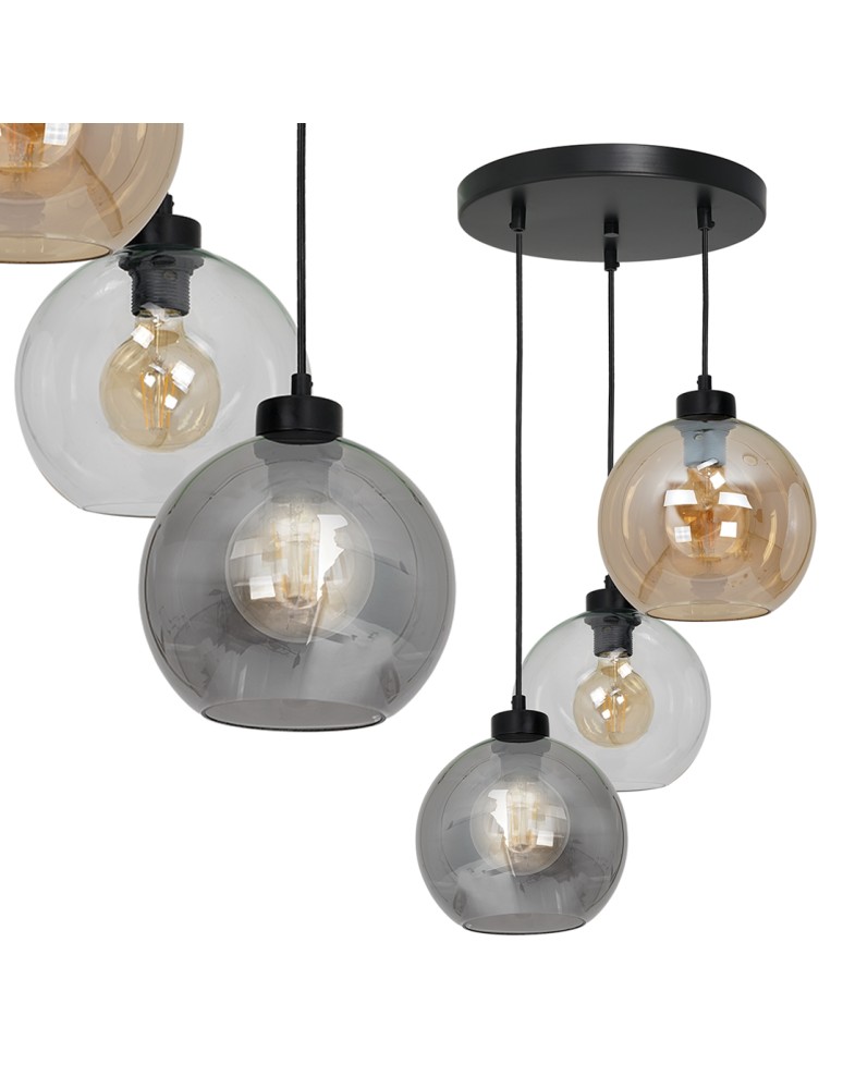 Milagro Lampa wisząca SOFIA MIX 3xE27 MLP6585 Milagro Lampa wisząca SOFIA MIX 3xE27 MLP6585