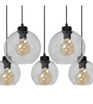 Milagro Lampa wisząca SOFIA CLEAR 5xE27 MLP65900 Milagro Lampa wisząca SOFIA CLEAR 5xE27 MLP65900
