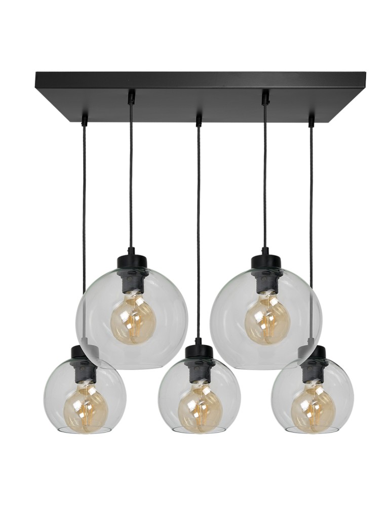 Milagro Lampa wisząca SOFIA CLEAR 5xE27 MLP65900 Milagro Lampa wisząca SOFIA CLEAR 5xE27 MLP65900