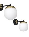 Milagro Kinkiet SPARTA BLACK / GOLD 1xE14 MLP6512 Milagro Kinkiet SPARTA BLACK / GOLD 1xE14 MLP6512
