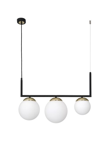 Milagro Lampa wisząca SPARTA BLACK / GOLD 3xE14 MLP6498 - produkt 2
