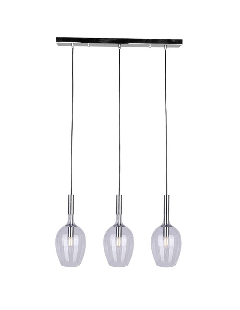 Milagro Lampa wisząca TANGO CLEAR 3xE14 ML6164 Milagro Lampa wisząca TANGO CLEAR 3xE14 ML6164