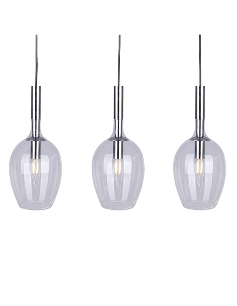 Milagro Lampa wisząca TANGO CLEAR 3xE14 ML6164 Milagro Lampa wisząca TANGO CLEAR 3xE14 ML6164