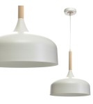Milagro Lampa wisząca TAYLOR WHITE 1xE27 60W MLP6217 Milagro Lampa wisząca TAYLOR WHITE 1xE27 60W MLP6217