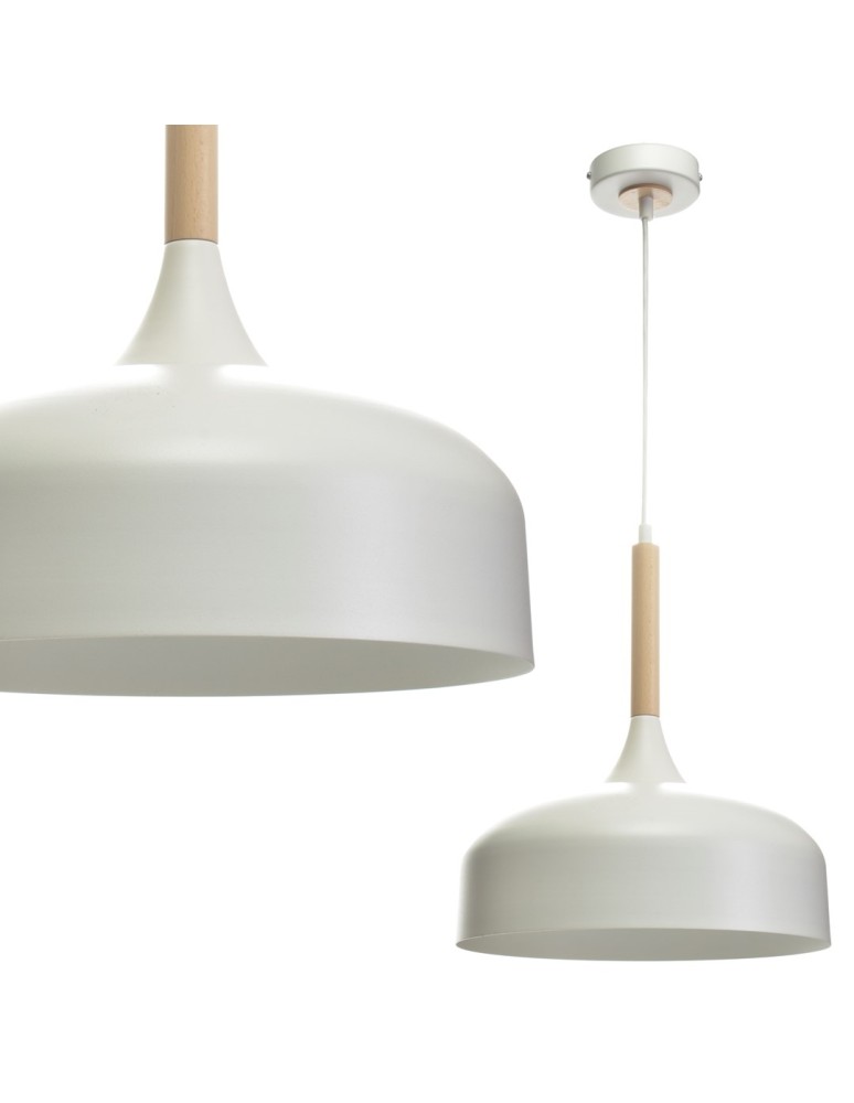 Milagro Lampa wisząca TAYLOR WHITE 1xE27 60W MLP6217 Milagro Lampa wisząca TAYLOR WHITE 1xE27 60W MLP6217