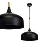 Milagro Lampa wisząca TAYLOR BLACK 1xE27 60W MLP6218 Milagro Lampa wisząca TAYLOR BLACK 1xE27 60W MLP6218