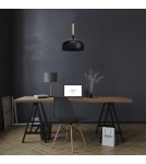 Milagro Lampa wisząca TAYLOR BLACK 1xE27 60W MLP6218 Milagro Lampa wisząca TAYLOR BLACK 1xE27 60W MLP6218