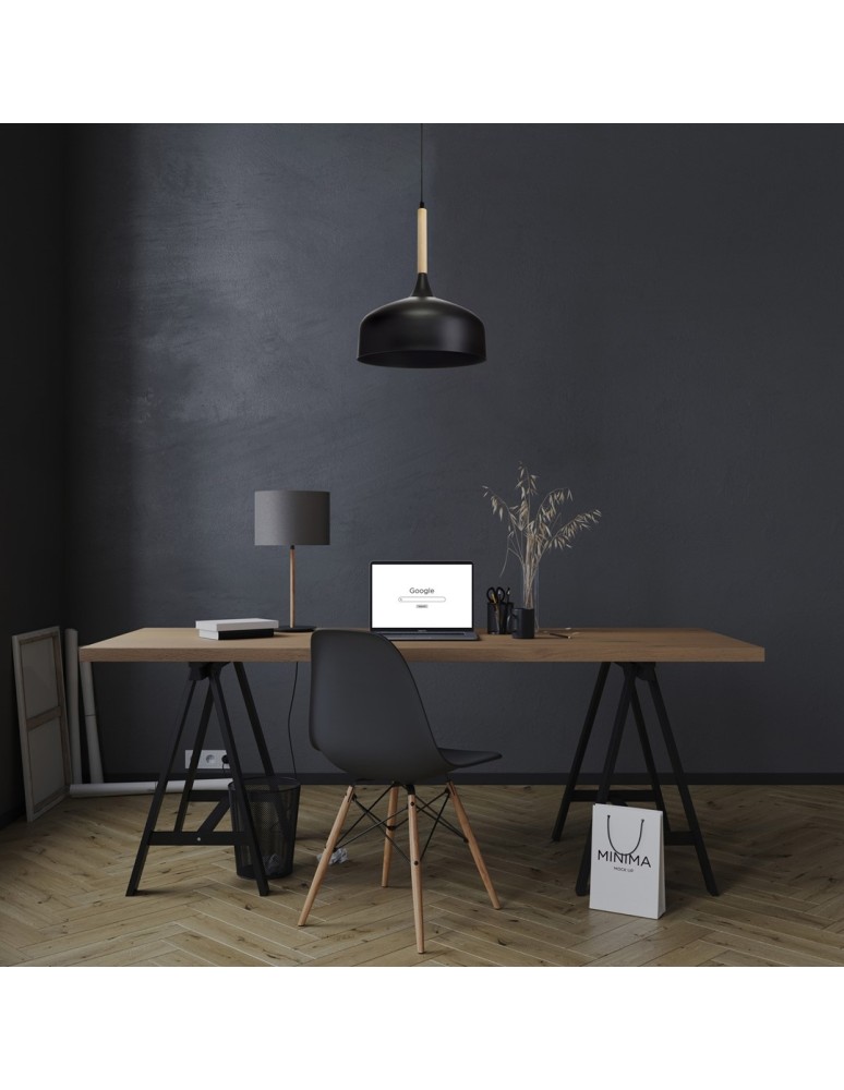 Milagro Lampa wisząca TAYLOR BLACK 1xE27 60W MLP6218 Milagro Lampa wisząca TAYLOR BLACK 1xE27 60W MLP6218