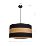 Milagro Lampa wisząca TERRA 1xE27 MLP6290 Milagro Lampa wisząca TERRA 1xE27 MLP6290