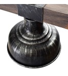 Milagro Lampa wisząca FARO BLACK / WOOD 2xE27 MLP6242 Milagro Lampa wisząca FARO BLACK / WOOD 2xE27 MLP6242