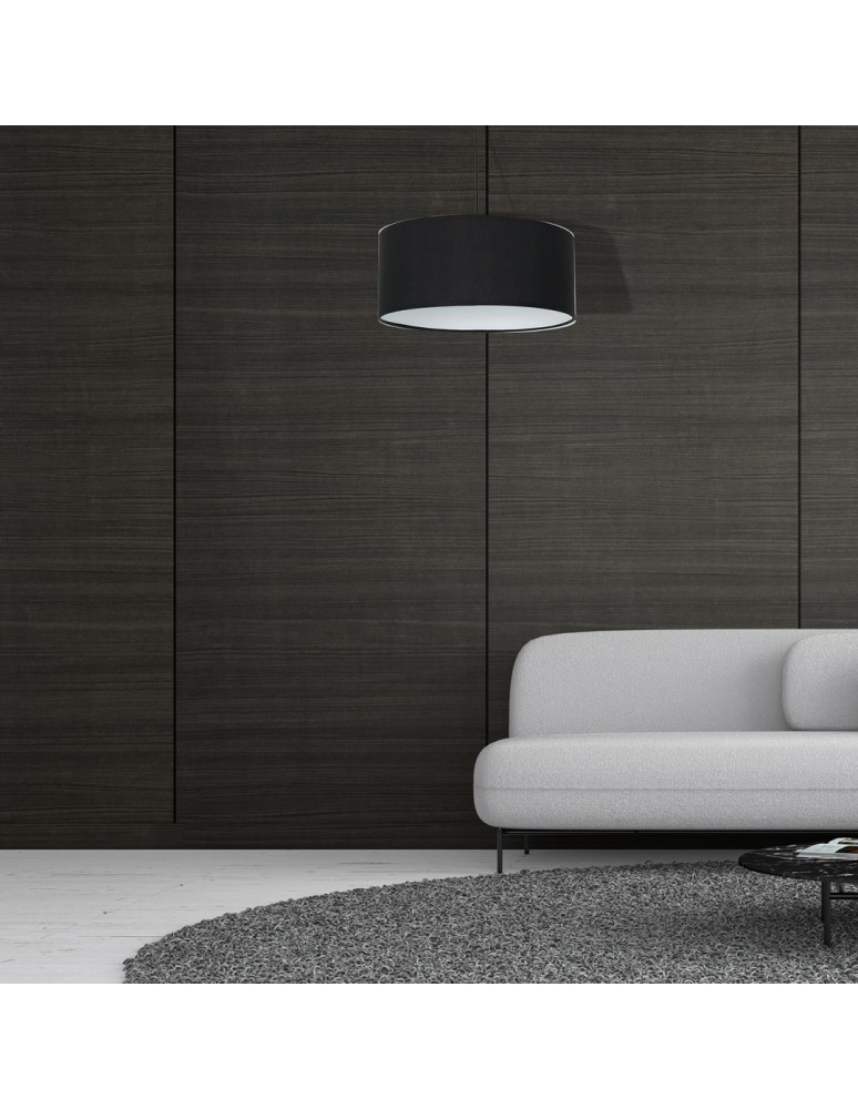 Kategorie produktów - Milagro Lampa wisząca CASINO BLACK/CHROME 1xE27 ML63800 - product kolory-swiatla.pl 6