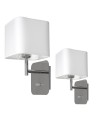 Milagro Kinkiet NAPOLI WHITE/CHROME 1xE27 ML6359