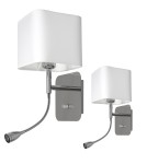 Milagro Kinkiet NAPOLI WHITE/CHROME 1xE27 + 1W LED ML63600 Milagro Kinkiet NAPOLI WHITE/CHROME 1xE27 + 1W LED ML63600