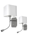 Milagro Kinkiet NAPOLI WHITE/CHROME 1xE27 + 1W LED ML63600