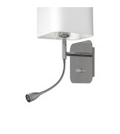 Milagro Kinkiet NAPOLI WHITE/CHROME 1xE27 + 1W LED ML63600 Milagro Kinkiet NAPOLI WHITE/CHROME 1xE27 + 1W LED ML63600