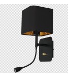 Kinkiety do czytania - Milagro Kinkiet NAPOLI BLACK/GOLD 1xE27 + 1W LED ML6366 - product 10
