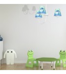 Lampy wiszące dziecięce - Milagro Żyrandol DELFINKA FINKA MiniMini 3xE14 MLP6811 - product 5