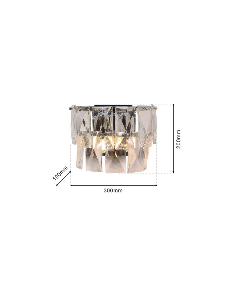 Milagro Kinkiet CHELSEA CHROME 2xE14 ML6930
