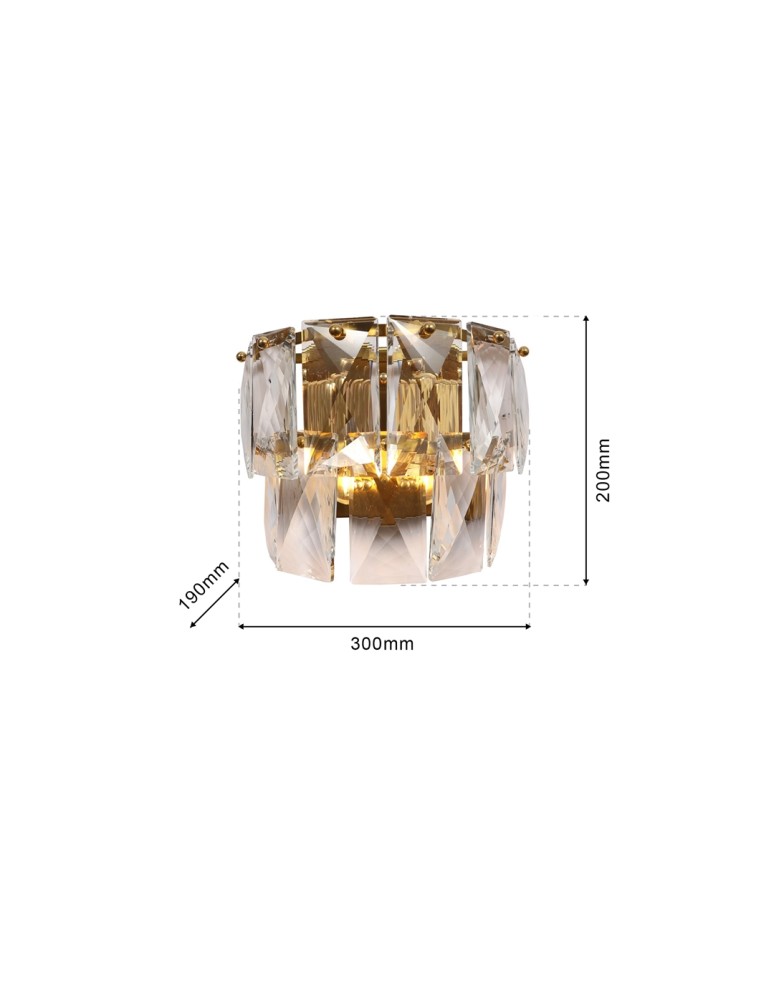 Milagro Kinkiet CHELSEA GOLD 2xE14 ML6931