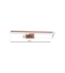 Milagro Kinkiet SHINE ROSE GOLD 60cm 13,8W LED ML7041 Milagro Kinkiet SHINE ROSE GOLD 60cm 13,8W LED ML7041