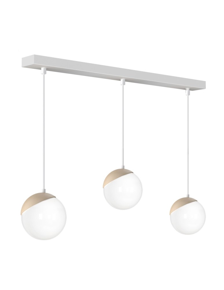 Milagro Lampa wisząca SFERA WOOD 3xE14 MLP7236
