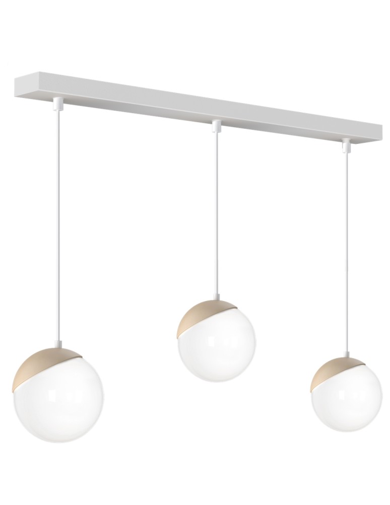 Milagro Lampa wisząca SFERA WOOD 3xE14 MLP7236