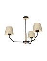 Milagro Lampa wisząca ETNA Black 3xE27 MLP7276