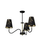 Kategorie produktów - Milagro Lampa wisząca HERMES Black/Gold 3xE27 MLP7281 - product 1
