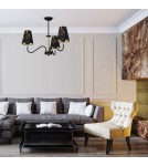 Kategorie produktów - Milagro Lampa wisząca HERMES Black/Gold 3xE27 MLP7281 - product 3