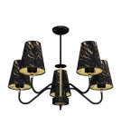 Kategorie produktów - Milagro Lampa wisząca HERMES Black/Gold 5xE27 MLP7282 - product 1