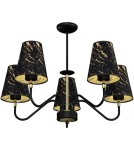 Kategorie produktów - Milagro Lampa wisząca HERMES Black/Gold 5xE27 MLP7282 - product 2