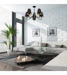 Kategorie produktów - Milagro Lampa wisząca HERMES Black/Gold 5xE27 MLP7282 - product 3