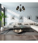 Kategorie produktów - Milagro Lampa wisząca HERMES Black/Gold 5xE27 MLP7282 - product 4