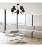 Kategorie produktów - Milagro Lampa wisząca HERMES Black/Gold 5xE27 MLP7282 - product 5