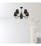 Kategorie produktów - Milagro Lampa wisząca HERMES Black/Gold 5xE27 MLP7282 - product 6