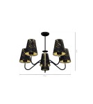 Kategorie produktów - Milagro Lampa wisząca HERMES Black/Gold 5xE27 MLP7282 - product 7