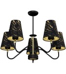 Kategorie produktów - Milagro Lampa wisząca HERMES Black/Gold 5xE27 MLP7282 - product 8