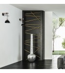Kinkiety loftowe - industrialne - Milagro Kinkiet ERIK Sawn black/Patinated wood 1XE27 MLP7638 - product 3