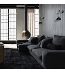 Kinkiety loftowe - industrialne - Milagro Kinkiet ERIK Sawn black/Patinated wood 1XE27 MLP7638 - product 5