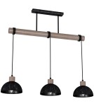 Milagro Lampa wisząca ERIK Sawn black/Patinated wood 3XE27 MLP7640 Milagro Lampa wisząca ERIK Sawn black/Patinated wood 3XE27 MLP7640