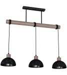 Milagro Lampa wisząca ERIK Sawn black/Patinated wood 3XE27 MLP7640 Milagro Lampa wisząca ERIK Sawn black/Patinated wood 3XE27 MLP7640